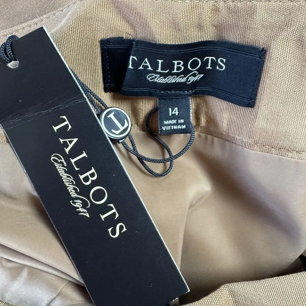 Talbots khaki occasion line